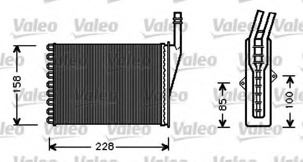 VALEO 812376 Heat Exchanger, interior heating